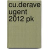Cu.Derave Ugent 2012 Pk by Wim Derave