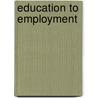 Education to Employment door Annelies Kamp