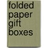Folded Paper Gift Boxes