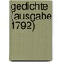 Gedichte (Ausgabe 1792)