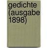 Gedichte (Ausgabe 1898) door Theodor Fontane
