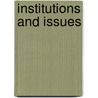 Institutions and Issues by Kenneth W. Thompson