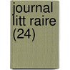 Journal Litt Raire (24) by Livres Groupe