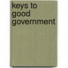 Keys to Good Government by David Barton