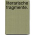 Literarische Fragmente.