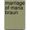 Marriage Of Maria Braun door Rainer Werner Fassbinder