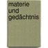 Materie Und Gedächtnis