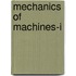 Mechanics of Machines-I