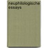 Neuphilologische Essays