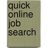 Quick Online Job Search door Michael Farr