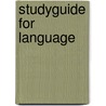 Studyguide for Language door Edward Finegan