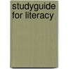 Studyguide for Literacy by J. David Cooper
