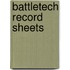 Battletech Record Sheets