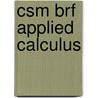 Csm Brf Applied Calculus door Stewart