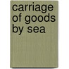 Carriage of Goods by Sea door Ahmad Hussam Kassem
