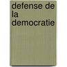 Defense De La Democratie by Nkole Célestin Muyembi