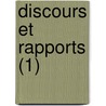 Discours Et Rapports (1) by Maximilien Robespierre