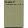 Essays in Macroeconomics door Davide Furceri