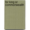For King or Commonwealth door Richard Woodman