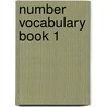 Number Vocabulary Book 1 by Sally Johnson