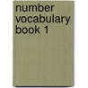 Number Vocabulary Book 1 door Sally Johnson
