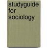 Studyguide for Sociology door Ken Plummer