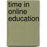 Time in online education door Elena Barbera