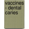 Vaccines - Dental Caries door Vidya Kadashetti