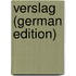 Verslag (German Edition)