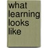 What Learning Looks Like