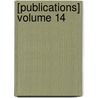 [Publications] Volume 14 door Record Society for the Publica Cheshire