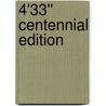 4'33'' Centennial Edition by John Cage