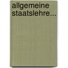 Allgemeine Staatslehre... door Georg Jellinek