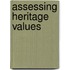 Assessing Heritage Values