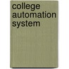 College Automation System door Utsav Beri