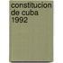 Constitucion de Cuba 1992