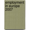 Employment in Europe 2007 door European Commission