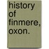 History of Finmere, Oxon.