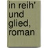 In Reih' und Glied, Roman