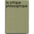 La Critique Philosophique
