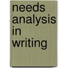 Needs Analysis in Writing door Kibiwott Peter Kurgat
