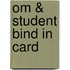 Om & Student Bind In Card