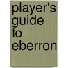 Player's Guide To Eberron door Keith Baker