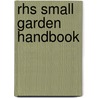 Rhs Small Garden Handbook door Andrew Wilson