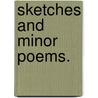 Sketches and minor poems. by Joseph Snow