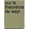 Sur le Théorème de Weyl door Mourad Oudghiri