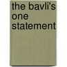 The Bavli's One Statement by Professor Jacob Neusner