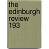 The Edinburgh Review  193 door Sydney Smith
