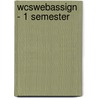 Wcswebassign - 1 Semester door Webassign
