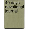 40 Days Devotional Journal door Therese Marszalek